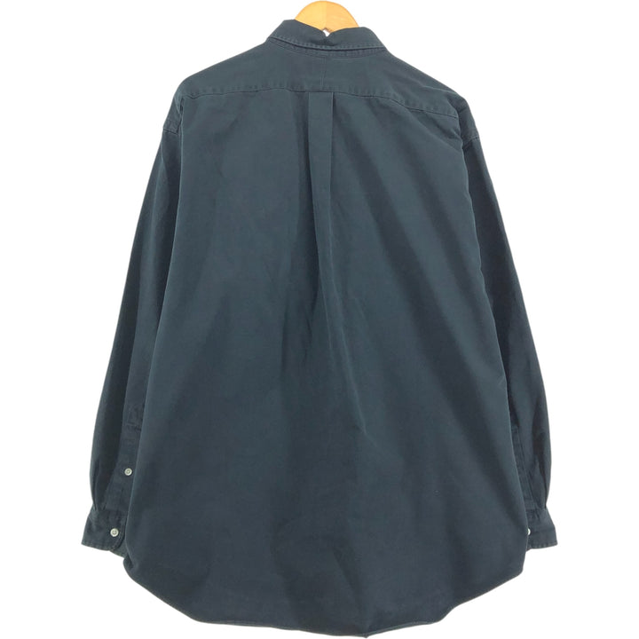 Ralph Lauren BLAKE long sleeve button down shirt, men's XL size cotton black type Vintage Second Hand