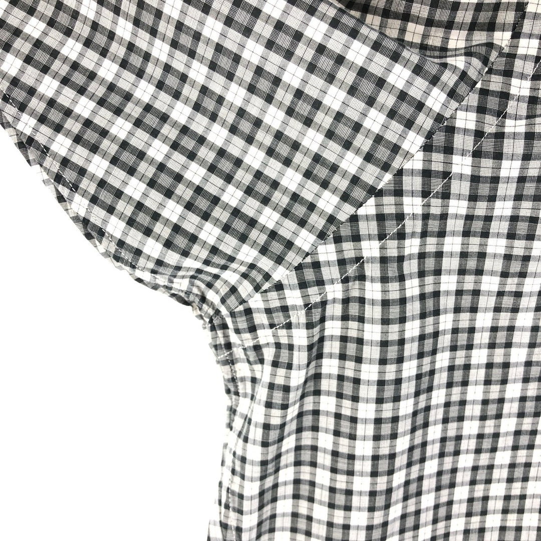 Ralph Lauren BLAKE long sleeve button down check shirt, men's size L cotton pale white type Vintage Second Hand