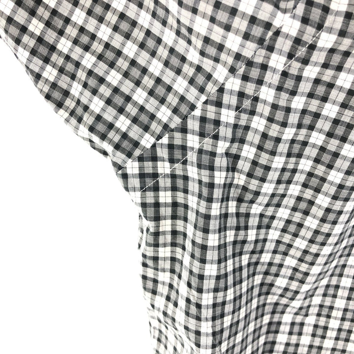 Ralph Lauren BLAKE long sleeve button down check shirt, men's size L cotton pale white type Vintage Second Hand