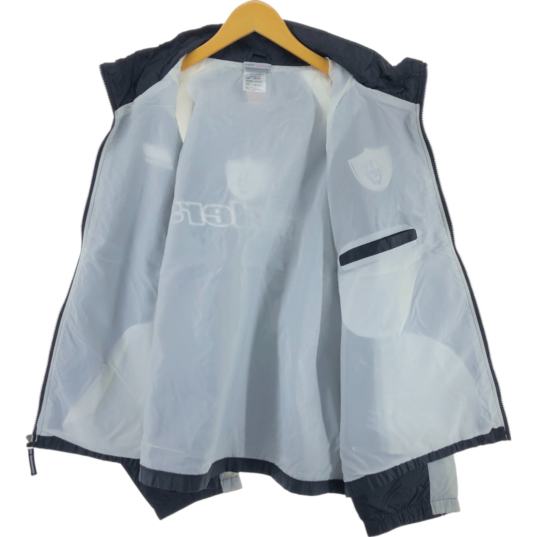 00s~ Reebok NFL LAS VEGAS RAIDERS Las Vegas Raiders back logo nylon jacket men's XL equivalent /eaa515503