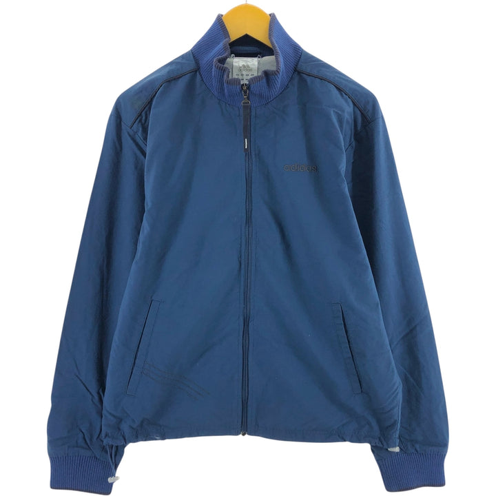 2000'S Adidas nylon jacket, men's size M Nylon blue type Vintage Second Hand