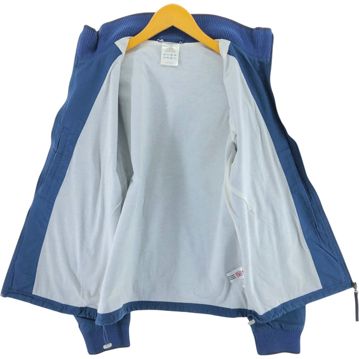 2000'S Adidas nylon jacket, men's size M Nylon blue type Vintage Second Hand