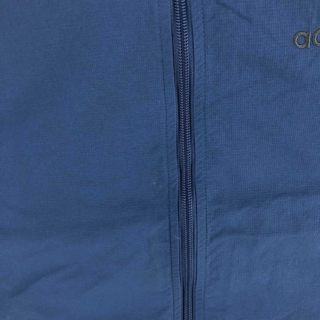 2000'S Adidas nylon jacket, men's size M Nylon blue type Vintage Second Hand