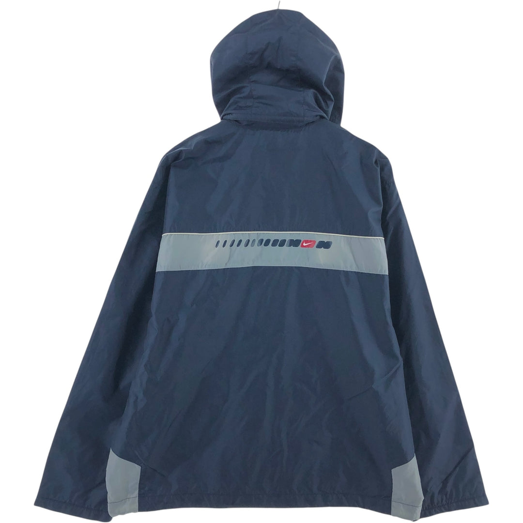 2000'S Nike Nylon Parka, Men's Size XL Nylon navy blue type Vintage Second Hand