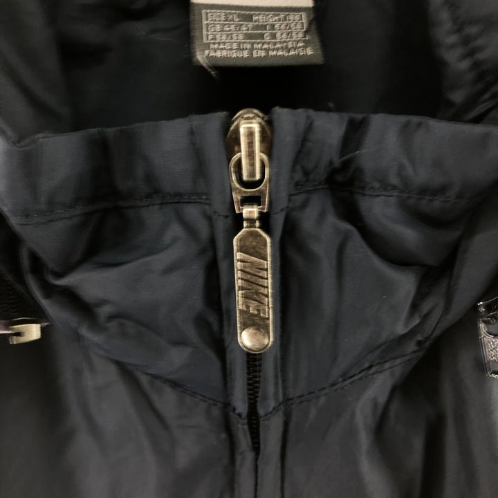 2000'S Nike Nylon Parka, Men's Size XL Nylon navy blue type Vintage Second Hand
