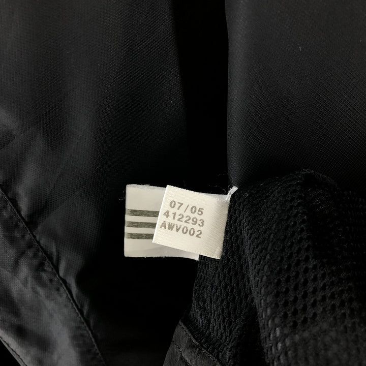 00'S Adidas nylon jacket, men's XL size Nylon black type Vintage Second Hand