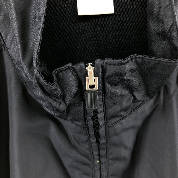 00'S Adidas nylon jacket, men's XL size Nylon black type Vintage Second Hand