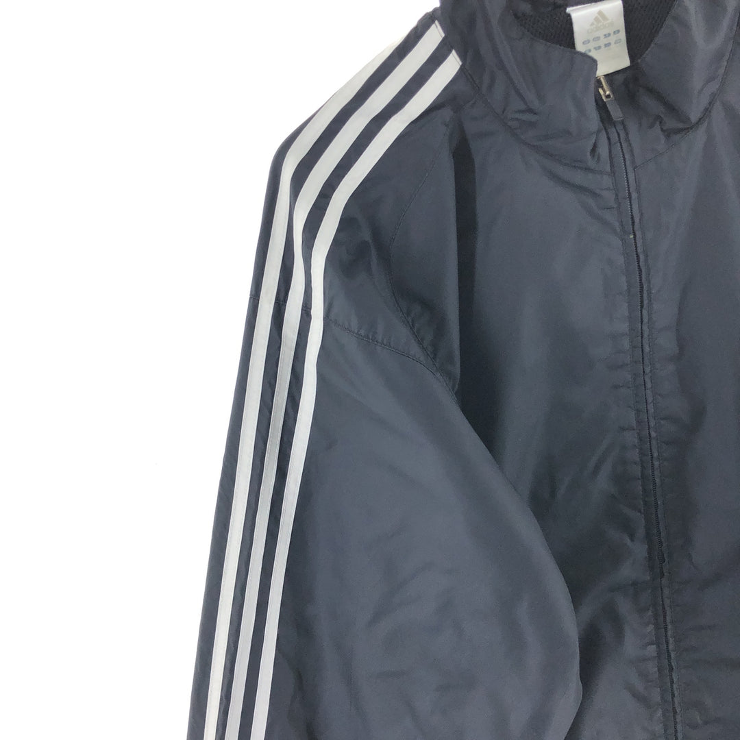 00'S Adidas nylon jacket, men's XL size Nylon black type Vintage Second Hand
