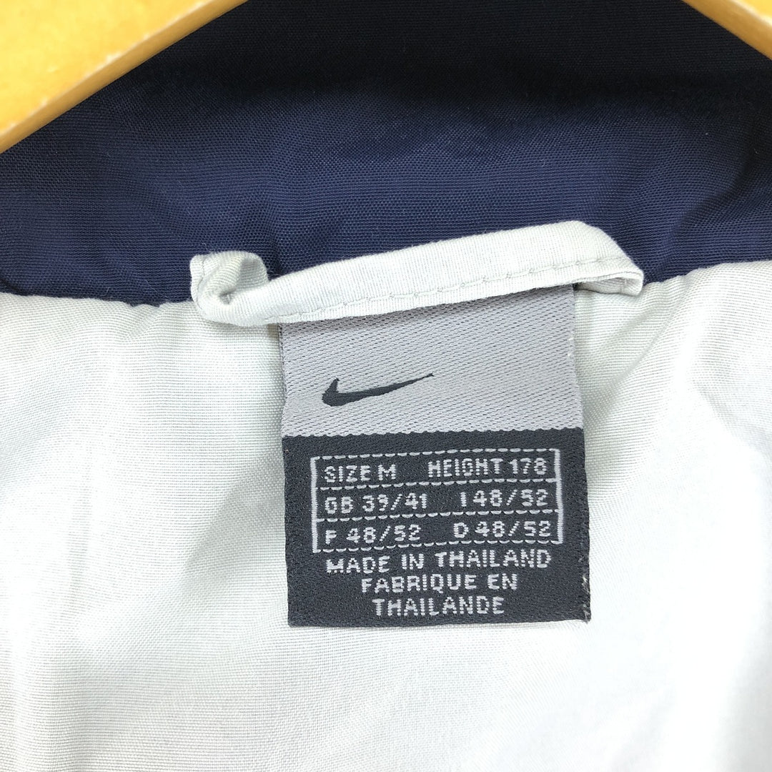 00'S Nike Windbreaker Men's M size polyester navy blue type Vintage Second Hand