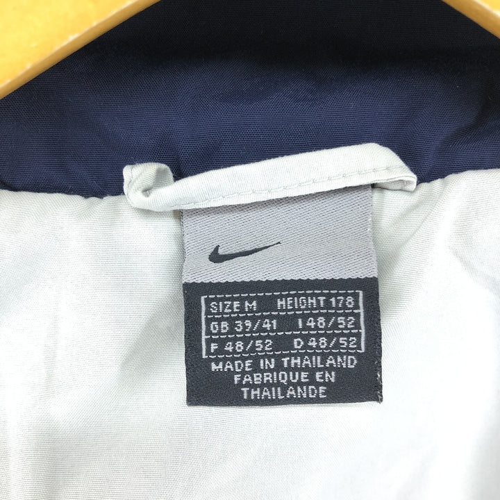 00'S Nike Windbreaker Men's M size polyester navy blue type Vintage Second Hand