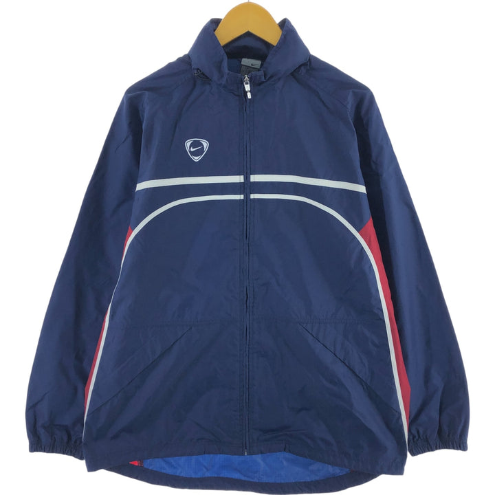 00'S Nike Nylon Jacket Men's Size L Nylon navy blue type Vintage Second Hand