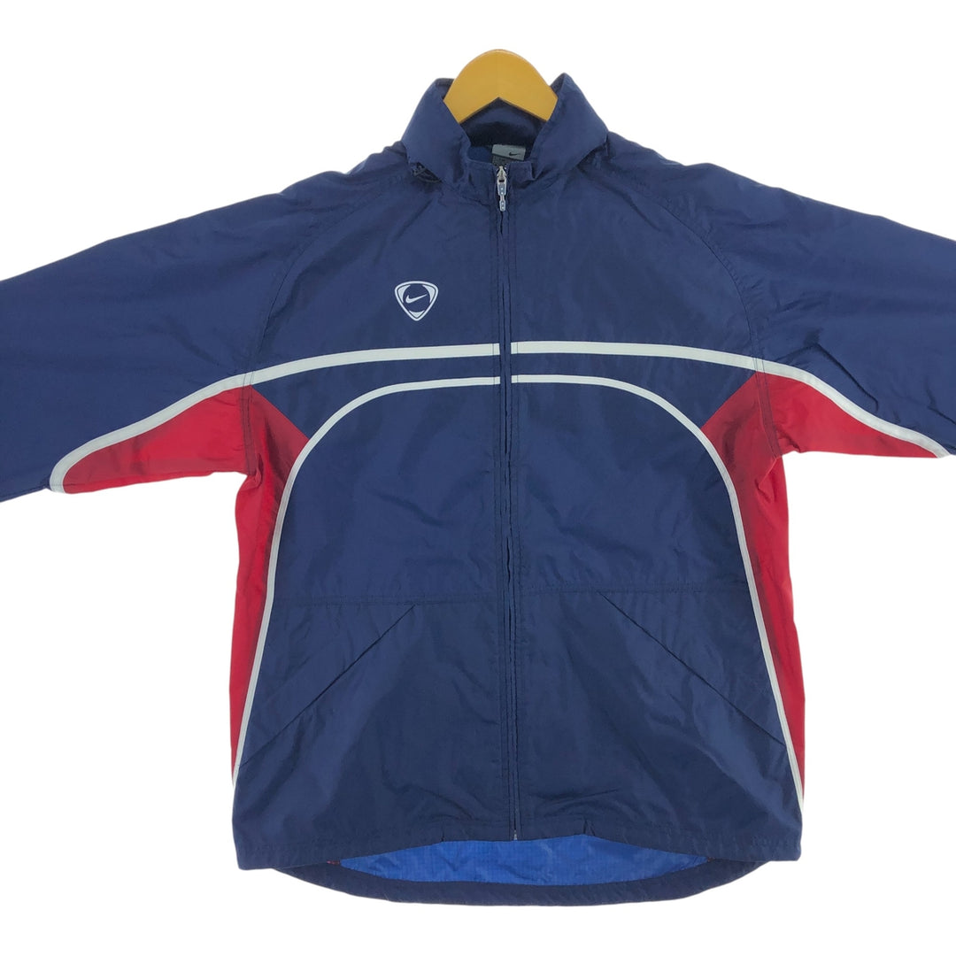00'S Nike Nylon Jacket Men's Size L Nylon navy blue type Vintage Second Hand
