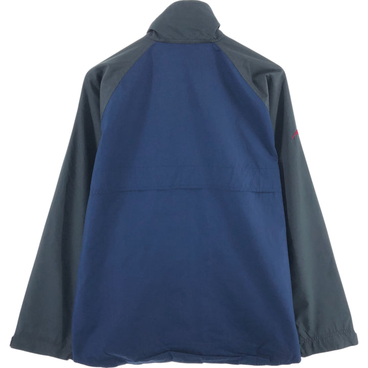 00'S adidas windbreaker, men's size L polyester navy blue type Vintage Second Hand