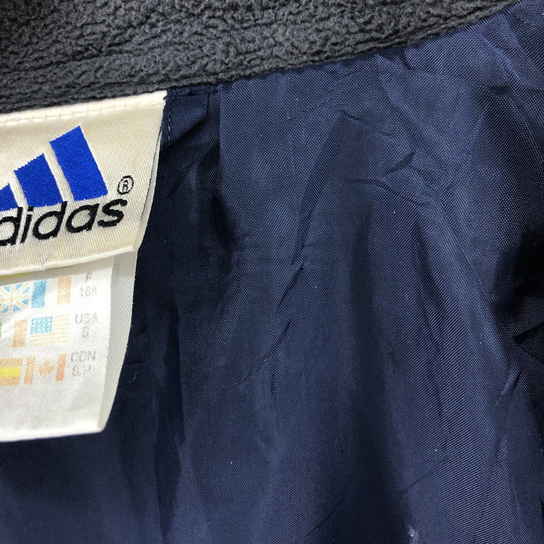 00'S adidas windbreaker, men's size L polyester navy blue type Vintage Second Hand
