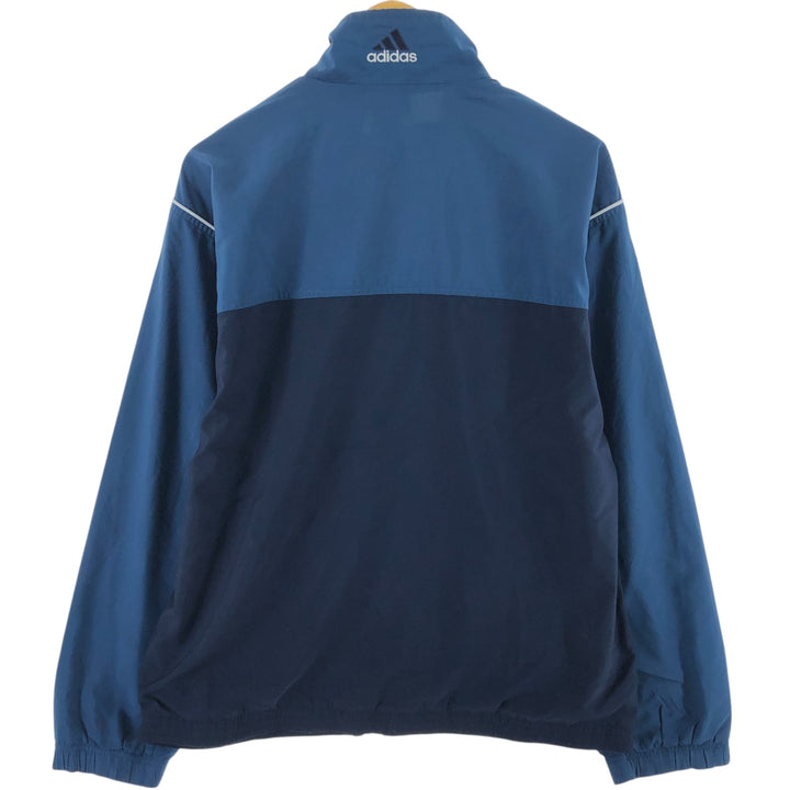 00'S adidas windbreaker men's XL size polyester navy blue type Vintage Second Hand