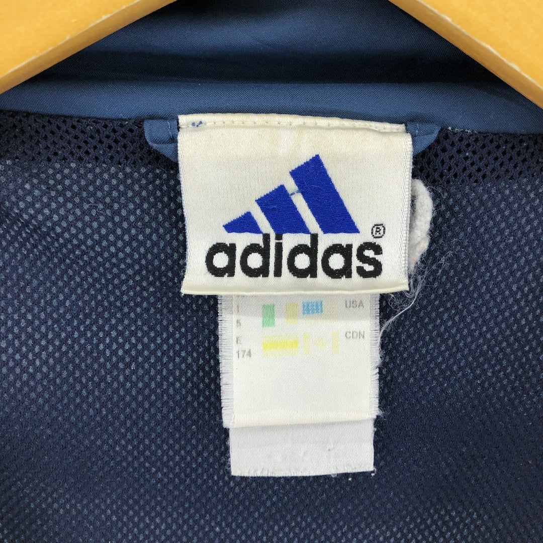 00'S adidas windbreaker men's XL size polyester navy blue type Vintage Second Hand