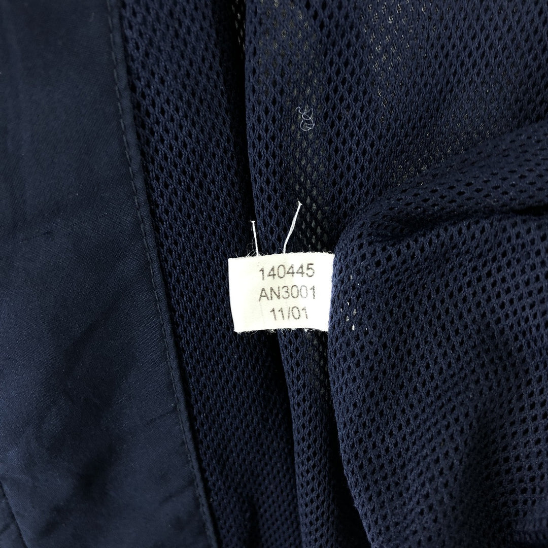 00'S adidas windbreaker men's XL size polyester navy blue type Vintage Second Hand
