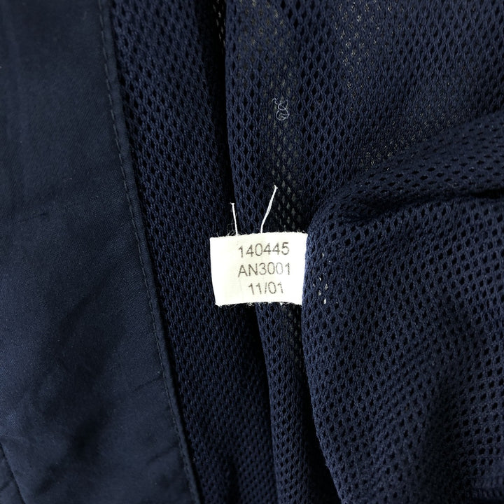 00'S adidas windbreaker men's XL size polyester navy blue type Vintage Second Hand