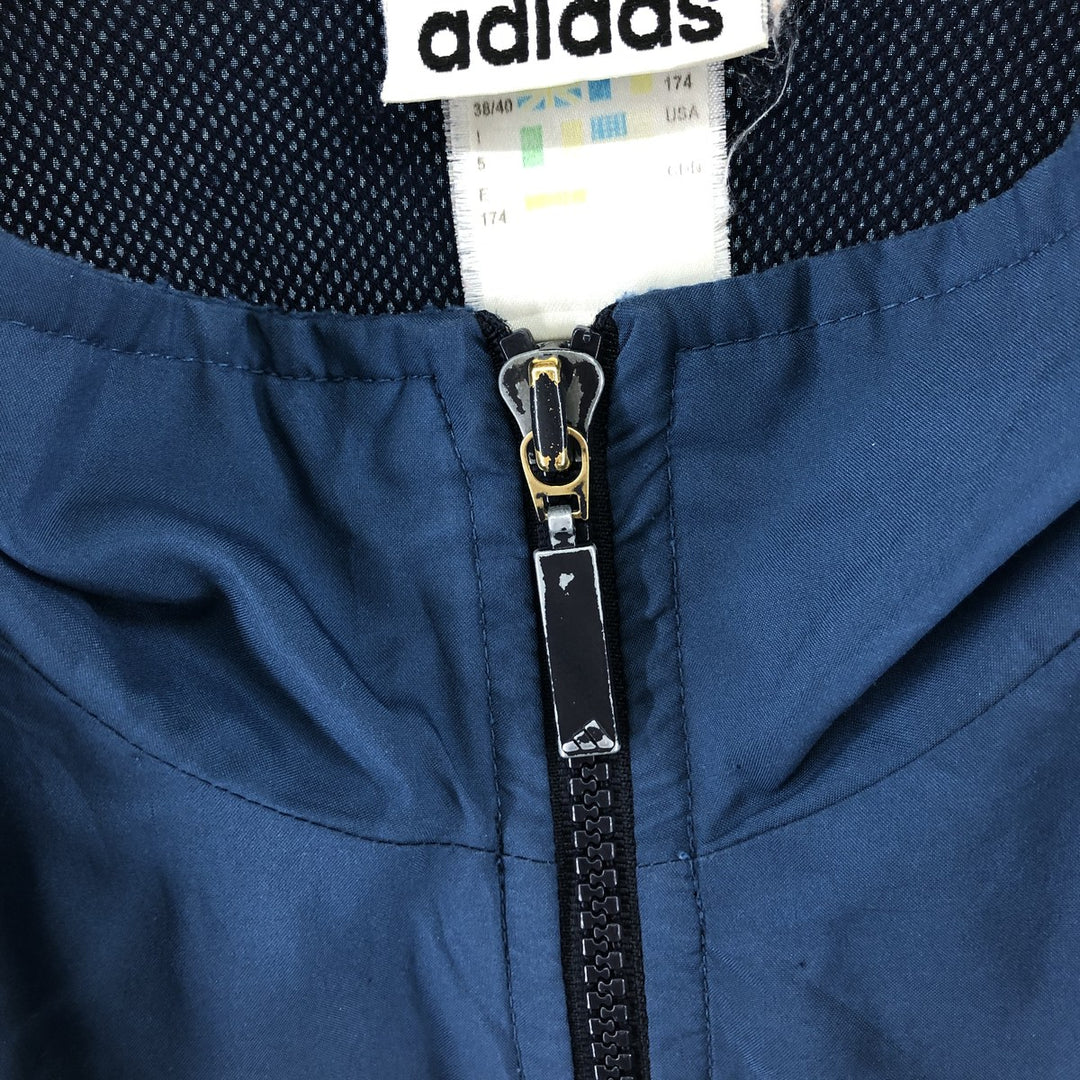 00'S adidas windbreaker men's XL size polyester navy blue type Vintage Second Hand