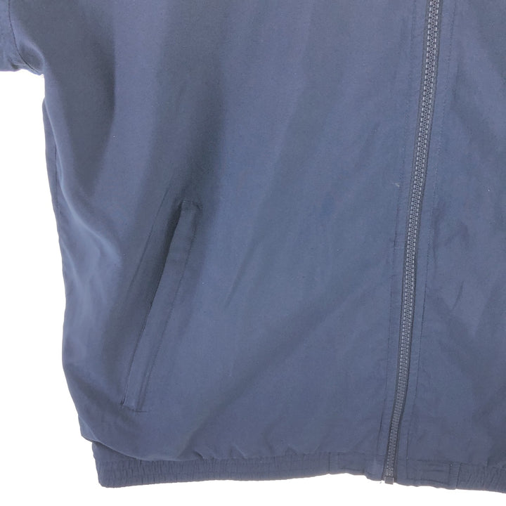 00'S adidas windbreaker men's XL size polyester navy blue type Vintage Second Hand