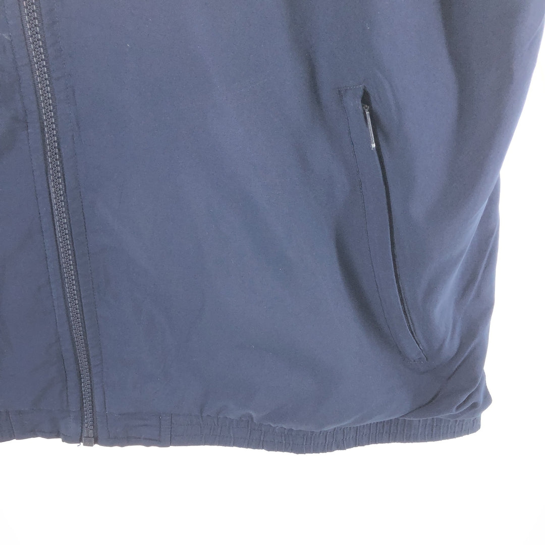 00'S adidas windbreaker men's XL size polyester navy blue type Vintage Second Hand