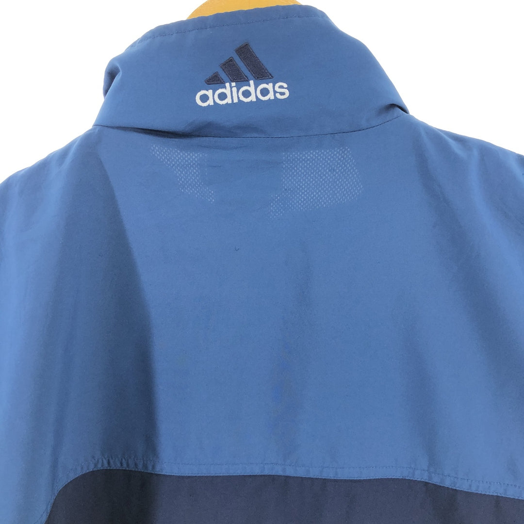00'S adidas windbreaker men's XL size polyester navy blue type Vintage Second Hand