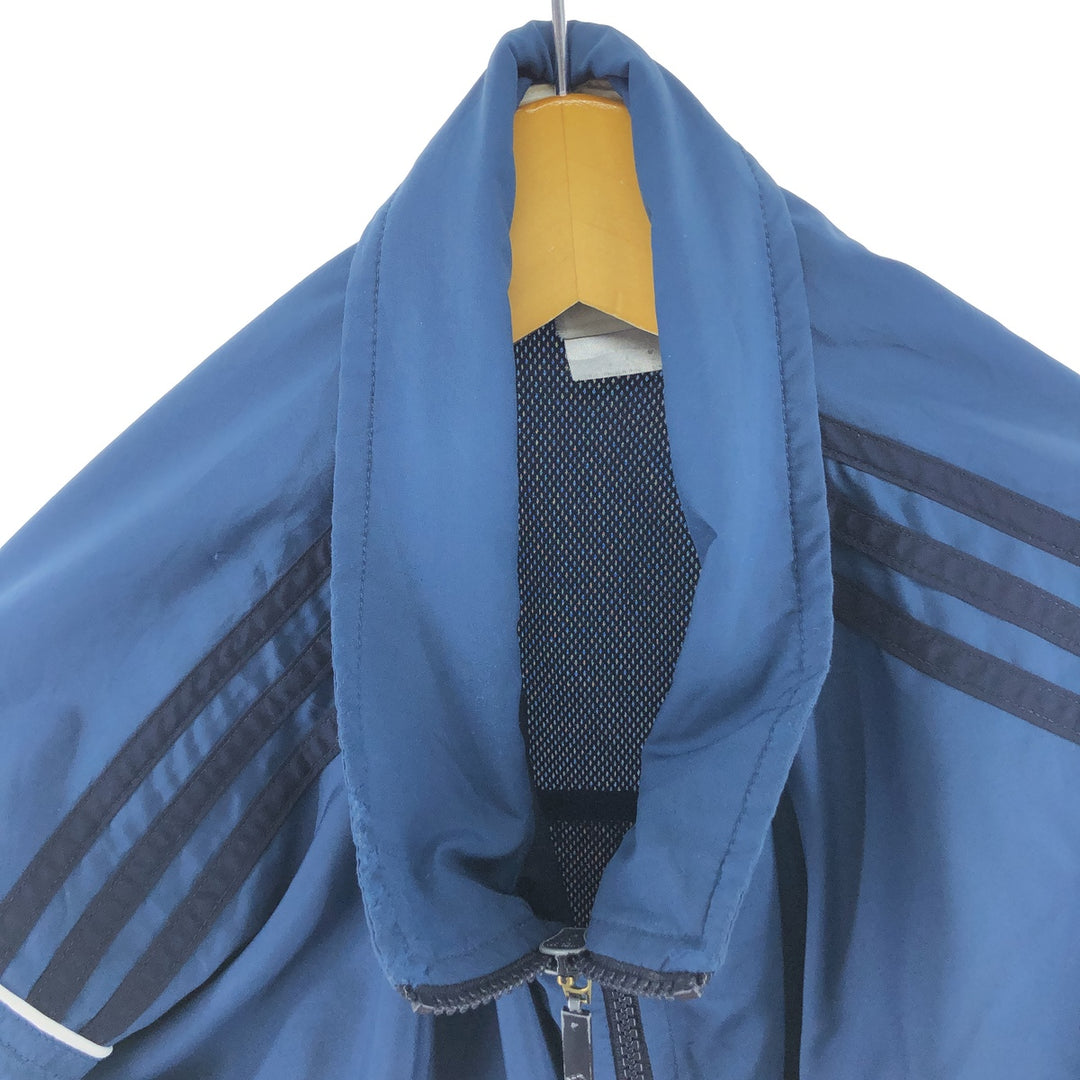 00'S adidas windbreaker men's XL size polyester navy blue type Vintage Second Hand