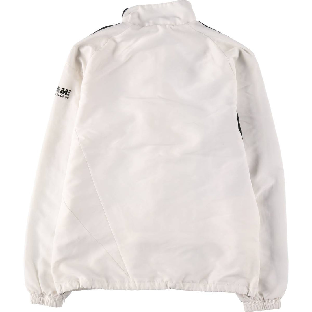00'S adidas windbreaker, men's size M polyester white type Vintage Second Hand