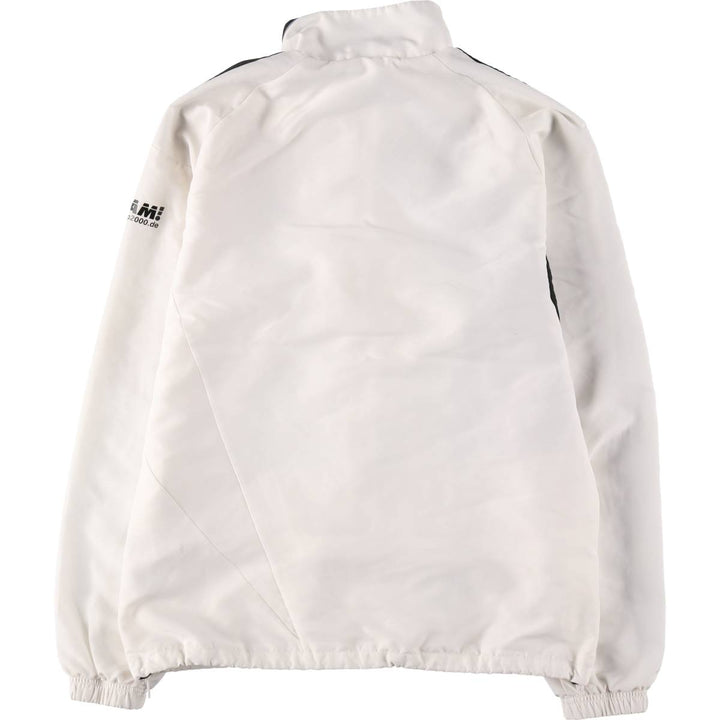 00'S adidas windbreaker, men's size M polyester white type Vintage Second Hand