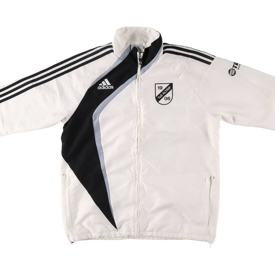 00'S adidas windbreaker, men's size M polyester white type Vintage Second Hand