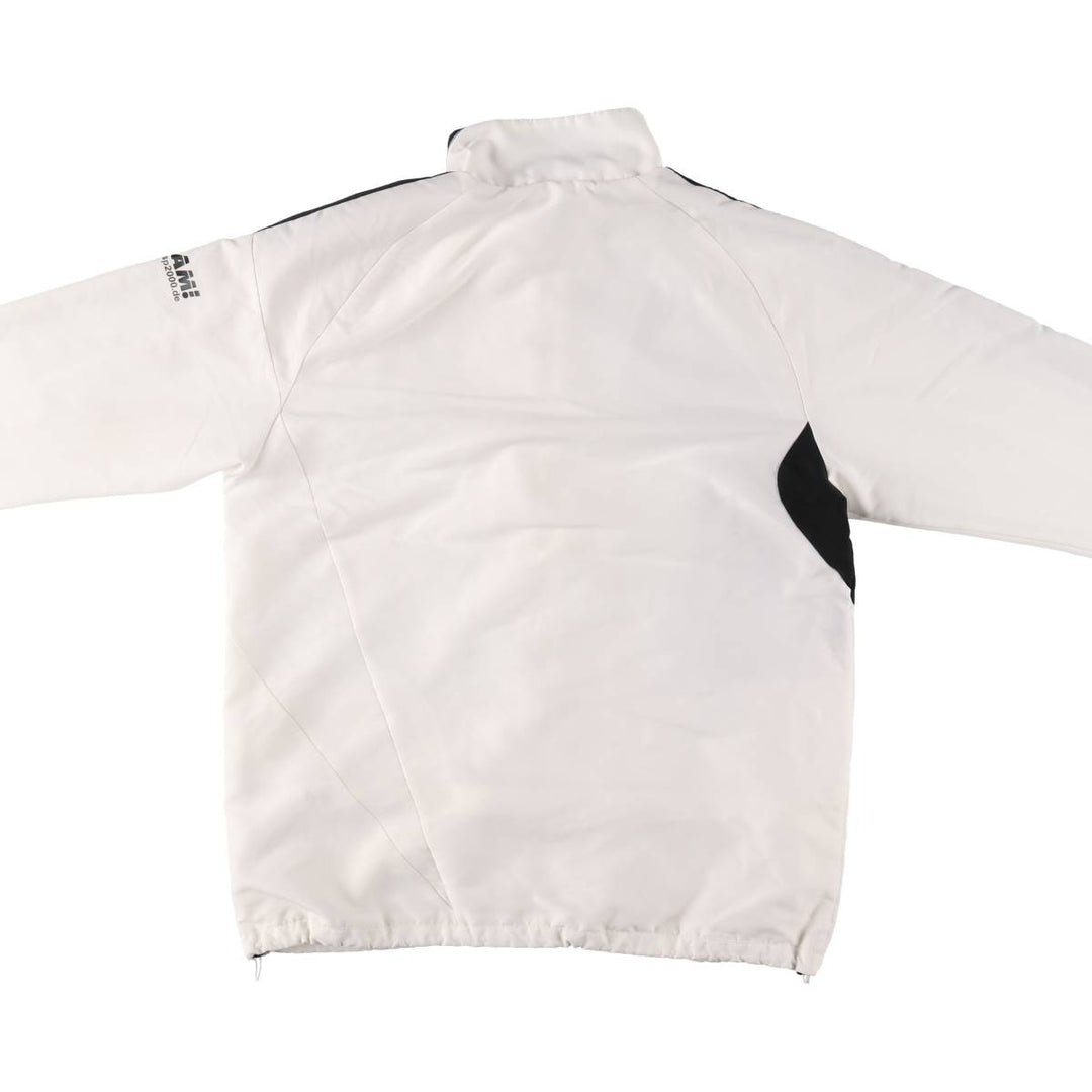 00'S adidas windbreaker, men's size M polyester white type Vintage Second Hand