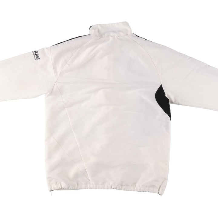 00'S adidas windbreaker, men's size M polyester white type Vintage Second Hand