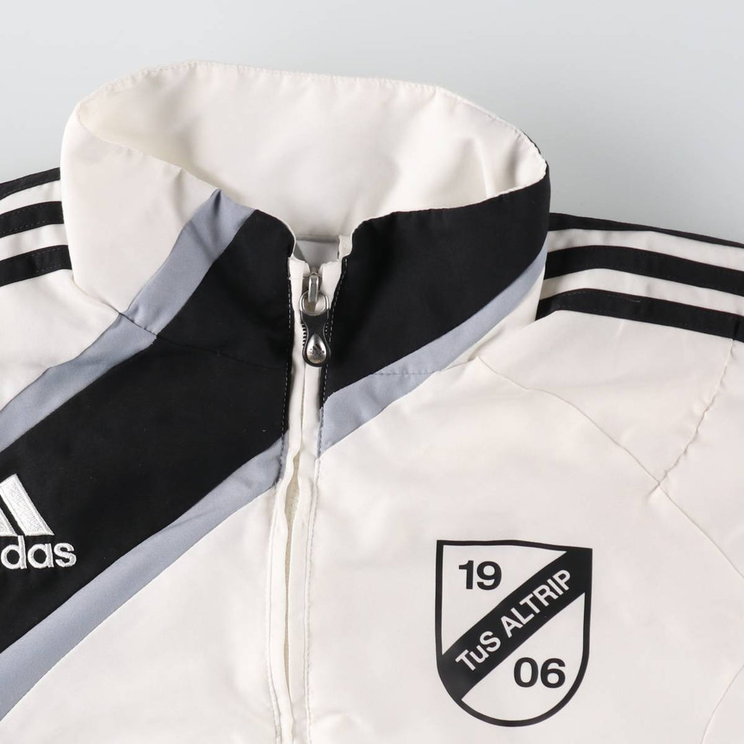00'S adidas windbreaker, men's size M polyester white type Vintage Second Hand