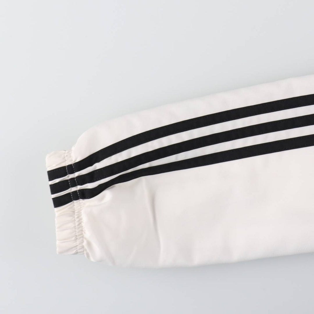 00'S adidas windbreaker, men's size M polyester white type Vintage Second Hand