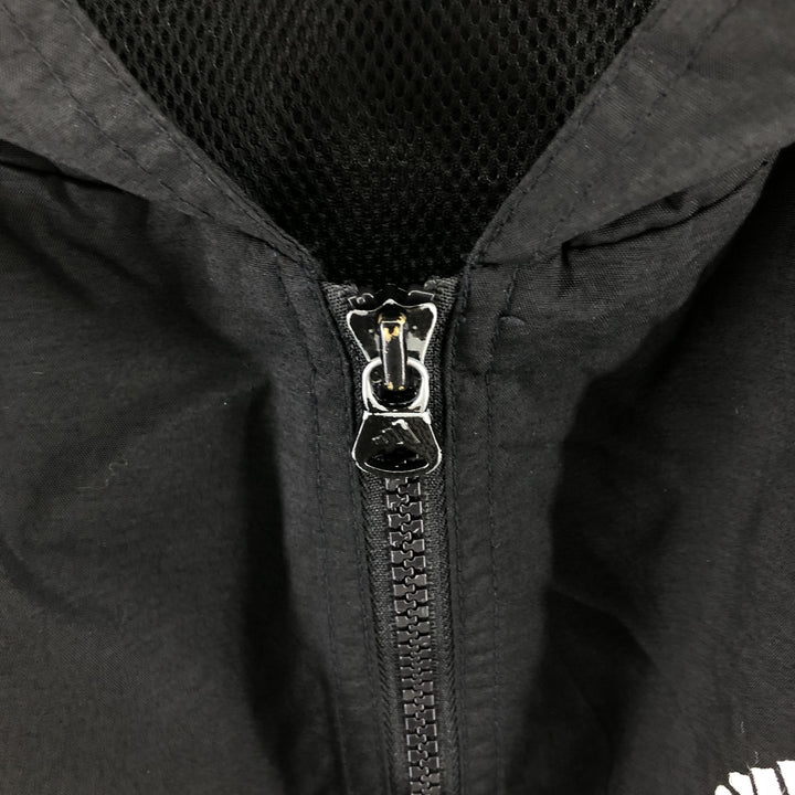 00'S Adidas nylon hoodie, men's XL size Nylon black type Vintage Second Hand