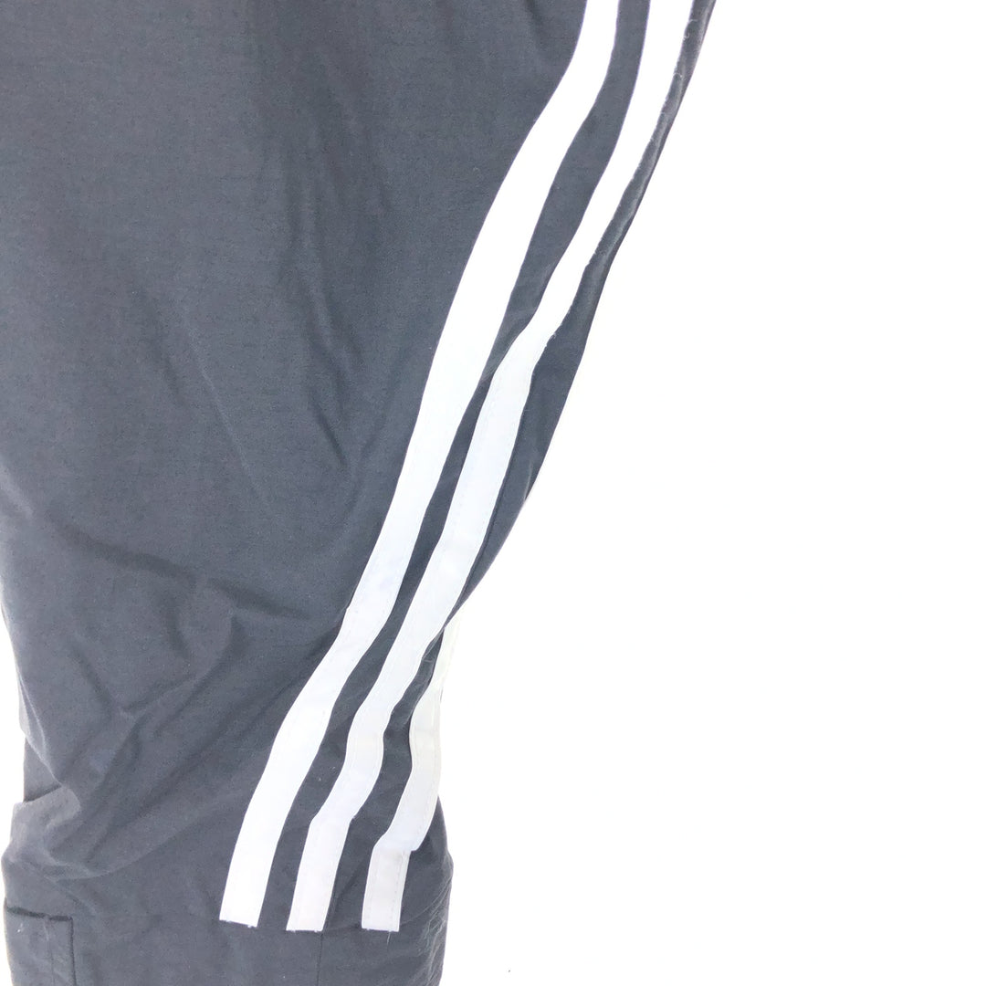 00'S Adidas nylon hoodie, men's XL size Nylon black type Vintage Second Hand