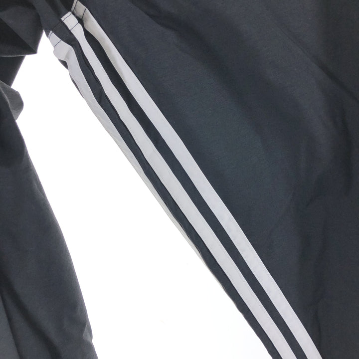 00'S Adidas nylon hoodie, men's XL size Nylon black type Vintage Second Hand
