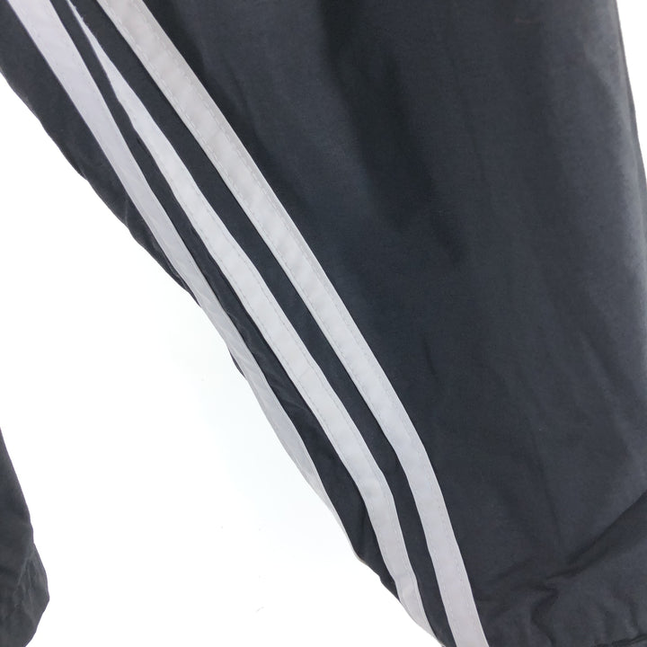 00'S Adidas nylon hoodie, men's XL size Nylon black type Vintage Second Hand