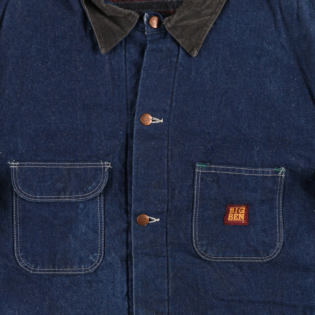 70'S Wrangler Big Ben Denim Coveralls, Made in USA, Men's XXL, Vintage / eaa515548