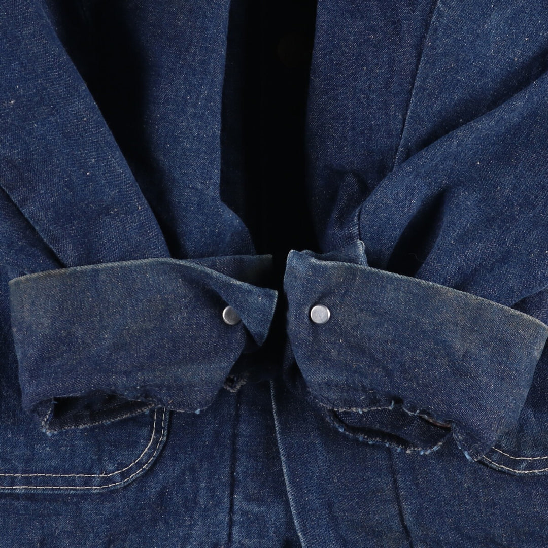 70'S Wrangler Big Ben Denim Coveralls, Made in USA, Men's XXL, Vintage / eaa515548