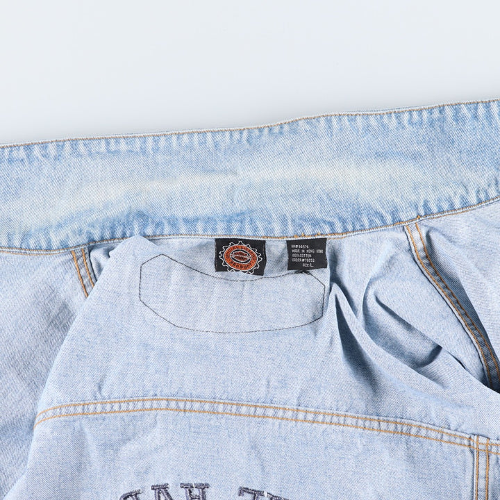 90'S Harley-Davidson Denim Jacket, G-Jean, Men's Size L, Vintage / eaa515559