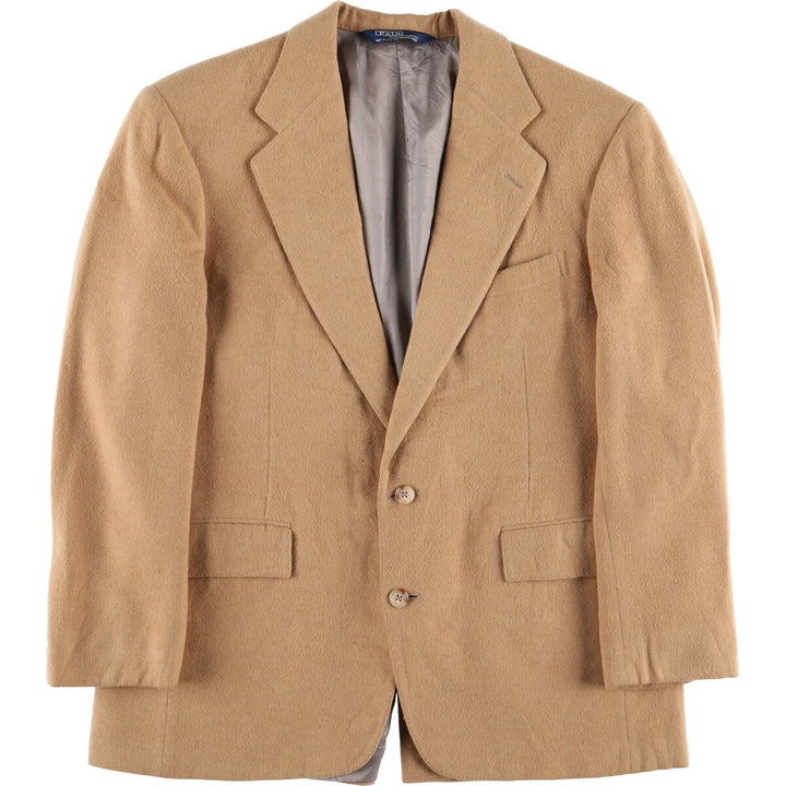 90'S Polo by Ralph Lauren camel hair tailored jacket, made in USA, men's size M, vintage / eaa515567