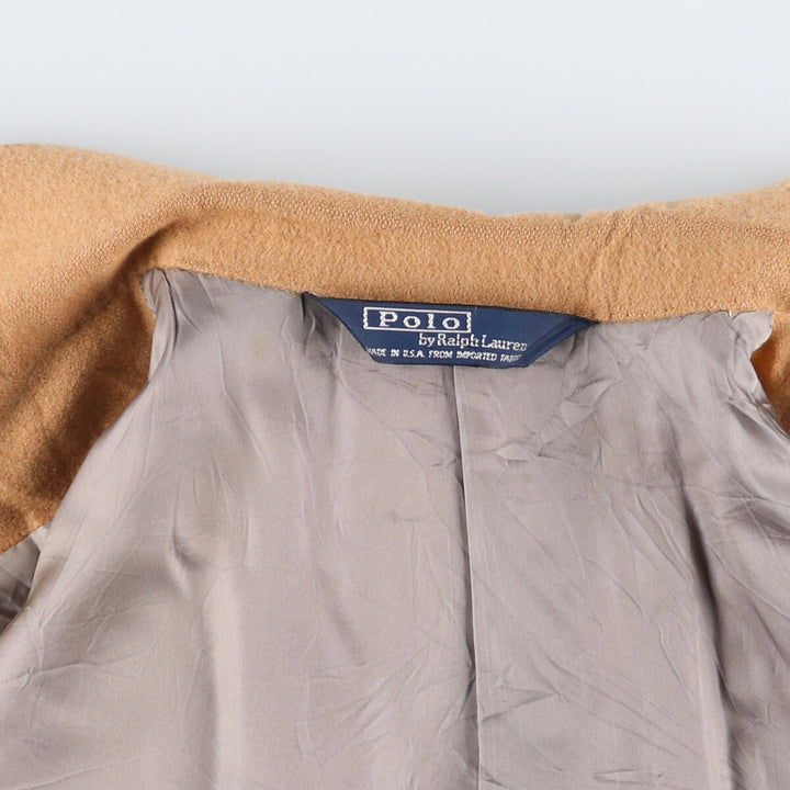 90'S Polo by Ralph Lauren camel hair tailored jacket, made in USA, men's size M, vintage / eaa515567