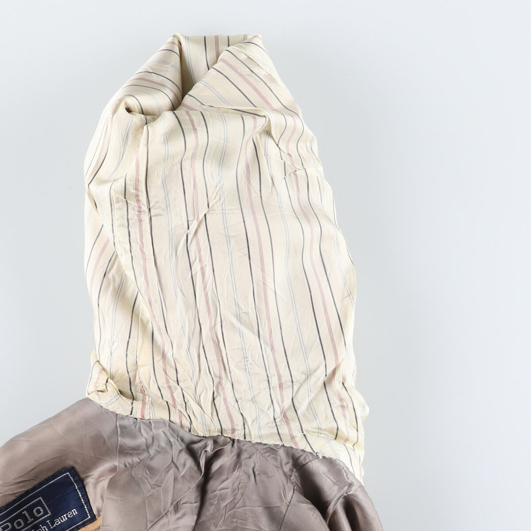 90'S Polo by Ralph Lauren camel hair tailored jacket, made in USA, men's size M, vintage / eaa515567