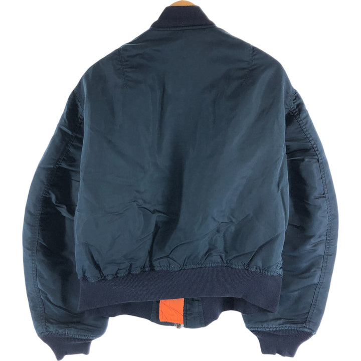 Civilian product Alpha ALPHA MA-1 type military flight jacket made in USA equivalent to men's XL /eaa515592