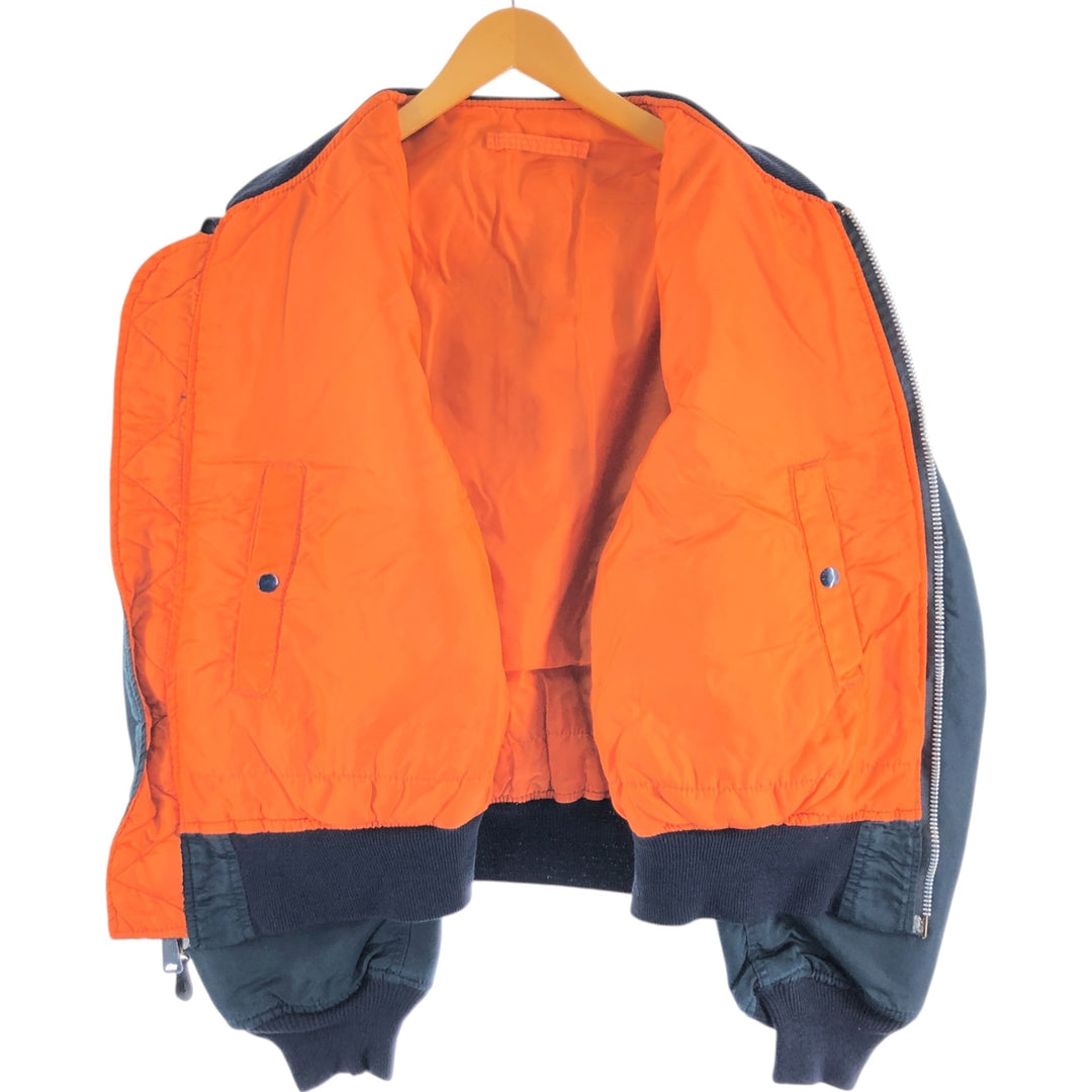 Civilian product Alpha ALPHA MA-1 type military flight jacket made in USA equivalent to men's XL /eaa515592