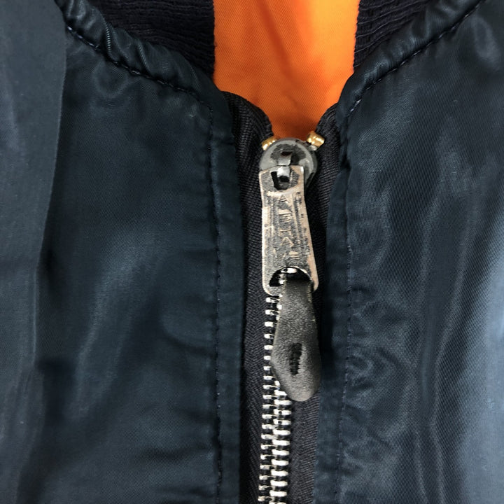 Civilian product Alpha ALPHA MA-1 type military flight jacket made in USA equivalent to men's XL /eaa515592