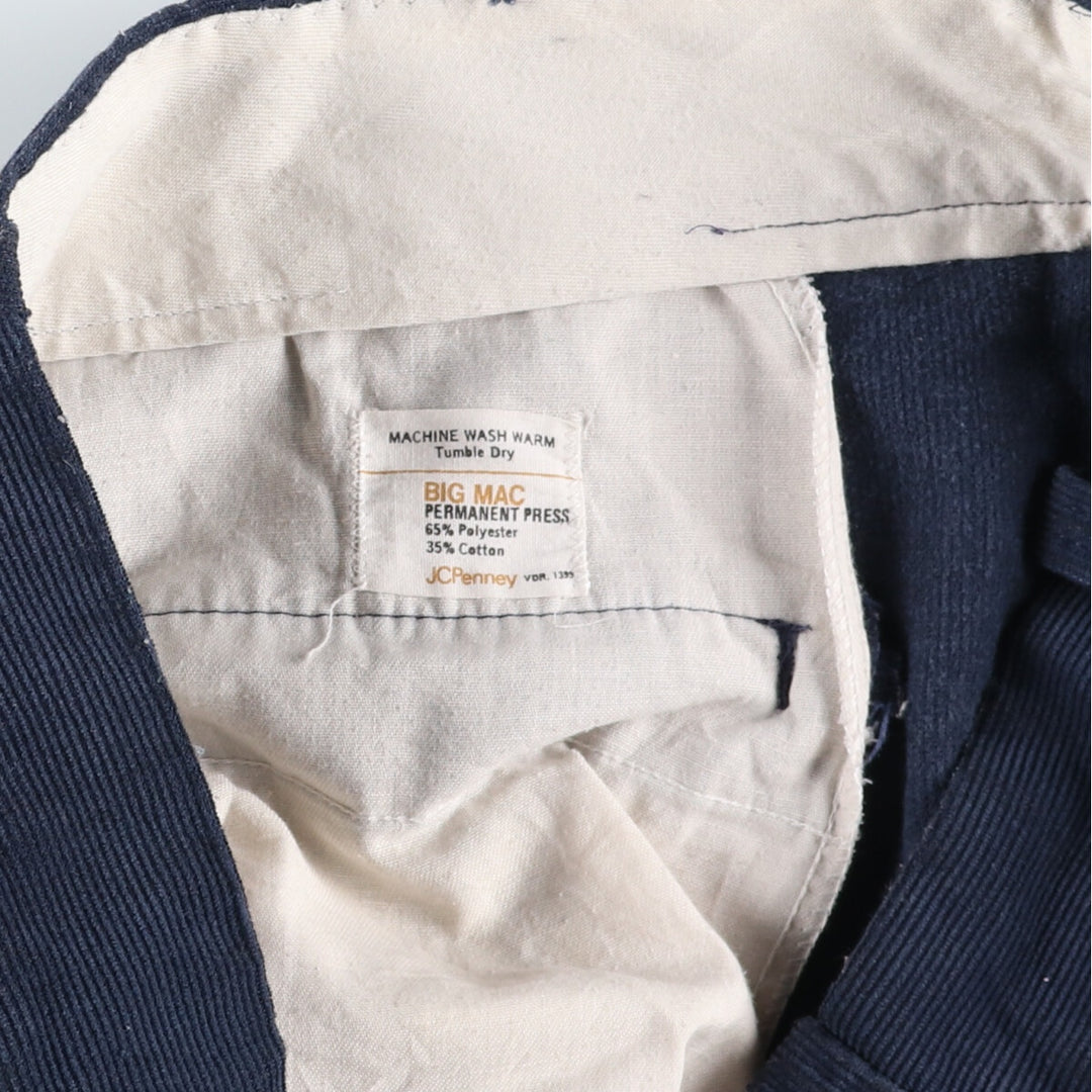 70'S JCPenney BIG MAC corduroy pants for men, vintage size w34 / eaa515629