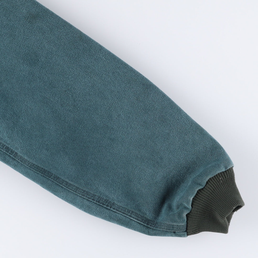 80s-90'S Carhartt Active Jacket, Padded Duck Full Zip Hoodie, Made in USA, Men's XL, Vintage /eaa515788