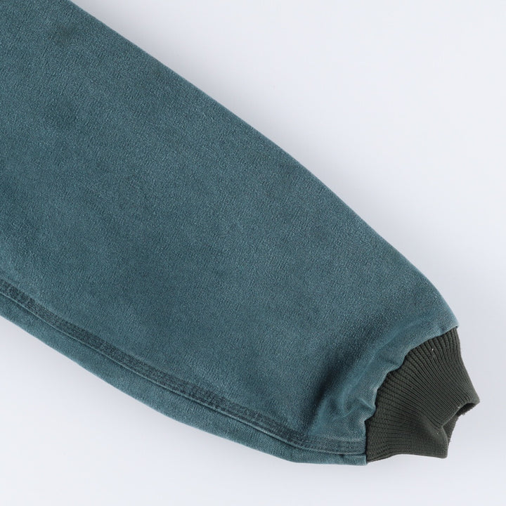 80s-90'S Carhartt Active Jacket, Padded Duck Full Zip Hoodie, Made in USA, Men's XL, Vintage /eaa515788